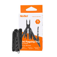 NexTool Mini Flagship F12 15 in 1 Multitool Keychain Pliers Serrated Scissors Screwdriver File Ruler Outdoor Hand Tools