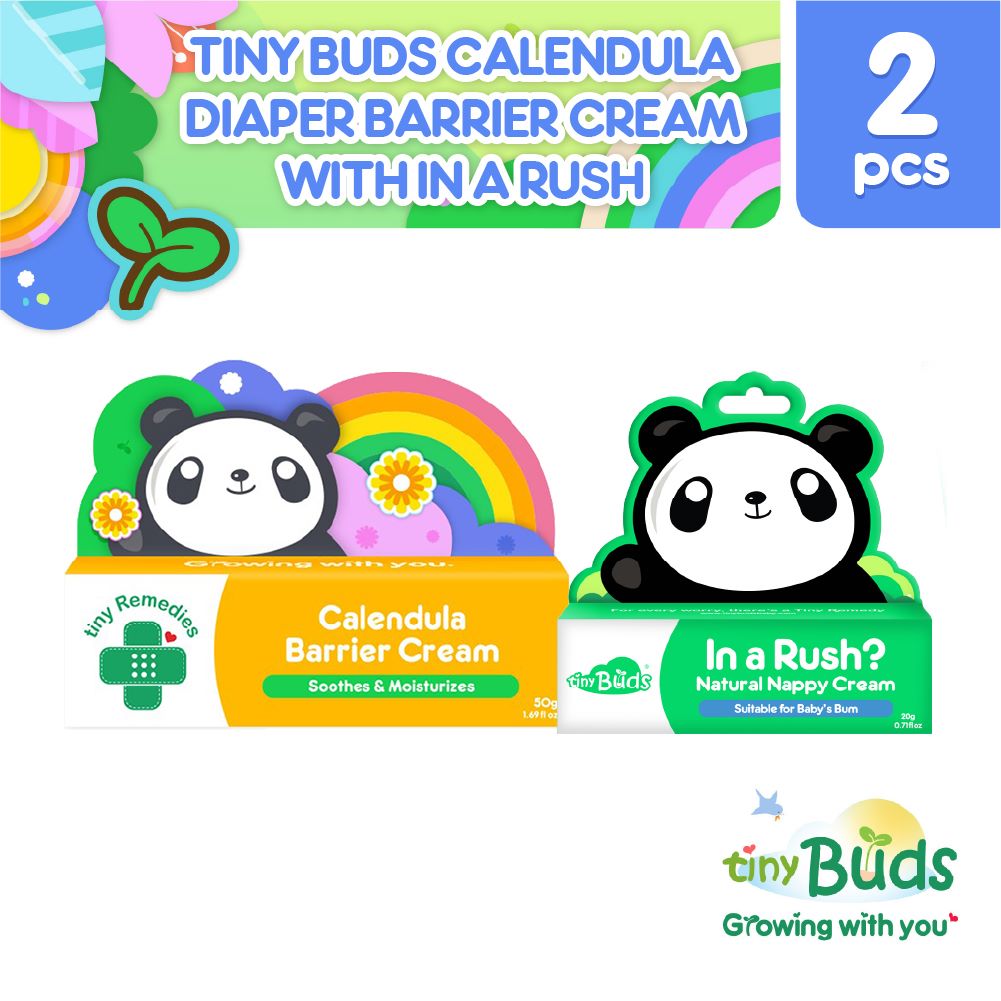 Tiny Buds Calendula Diaper Barrier Cream with In Rush