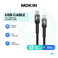 MOKiN USB C to Lightning Braided 27W Cable 1M/2M - PH
