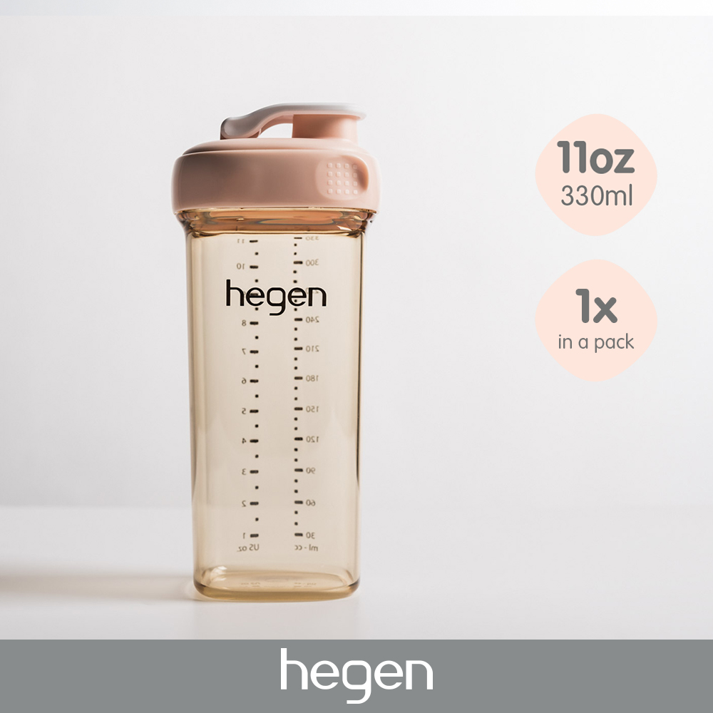Hegen 11oz Drinking Bottle Pink