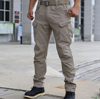 FUGUINIAO IX7 Tactical Pants Mens Loose Multi Pocket Workwear Pants Mens Multi Pocket Outdoor Pants Multi Pocket Pants