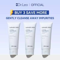 [ 3pcs set ]Dr.Leo Facial Wash Glucoside Polyamines Acid Purifying Facial Cleanser Oil-control Anti-Acne Moisturizing Gentle No Irritation Cleaning&Skin care 2in1