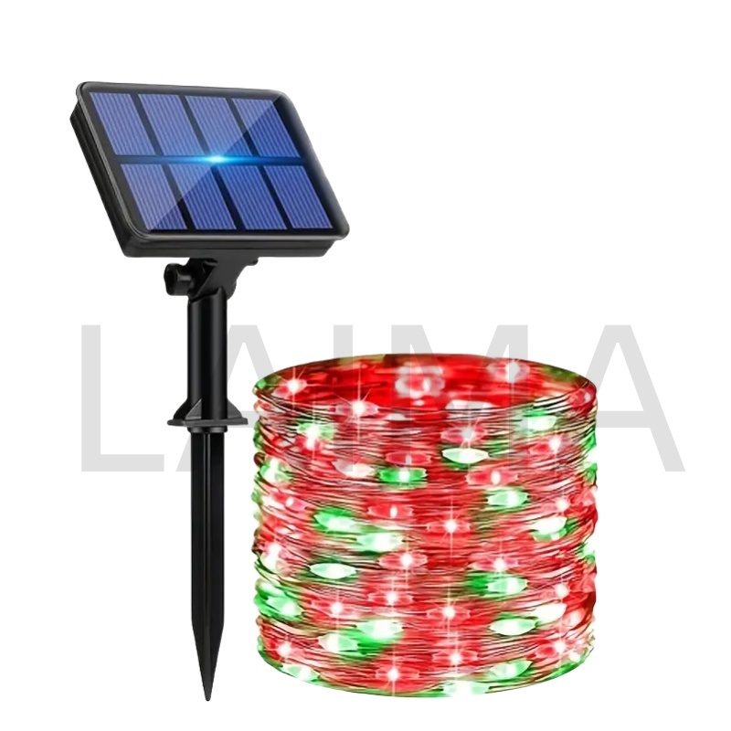 LAIMA 12M Solar String Fairy Lights 8 Modes Waterproof Outdoor Indoor Christmas Decorative lamp Garden Light
