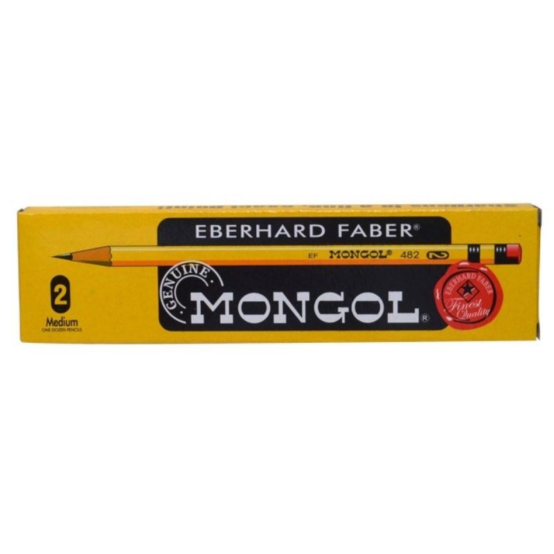 12pcs medium monggol pencil #2 MONGOL