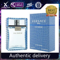 Versace Man Eau Fraiche Eau de Toilette for Men100ml (AUTHENTIC OVERRUN PERFUME FROM ORIGINAL MANUFACTURER)