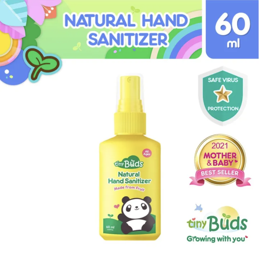 Tiny Buds Baby Natural Hand Sanitizer Fruit 60ml
