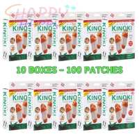 (10box Or 100pcs) Original Kinoki Cleansing Detox Foot Pads Organic Herbal CIeansing Patches(white Box)