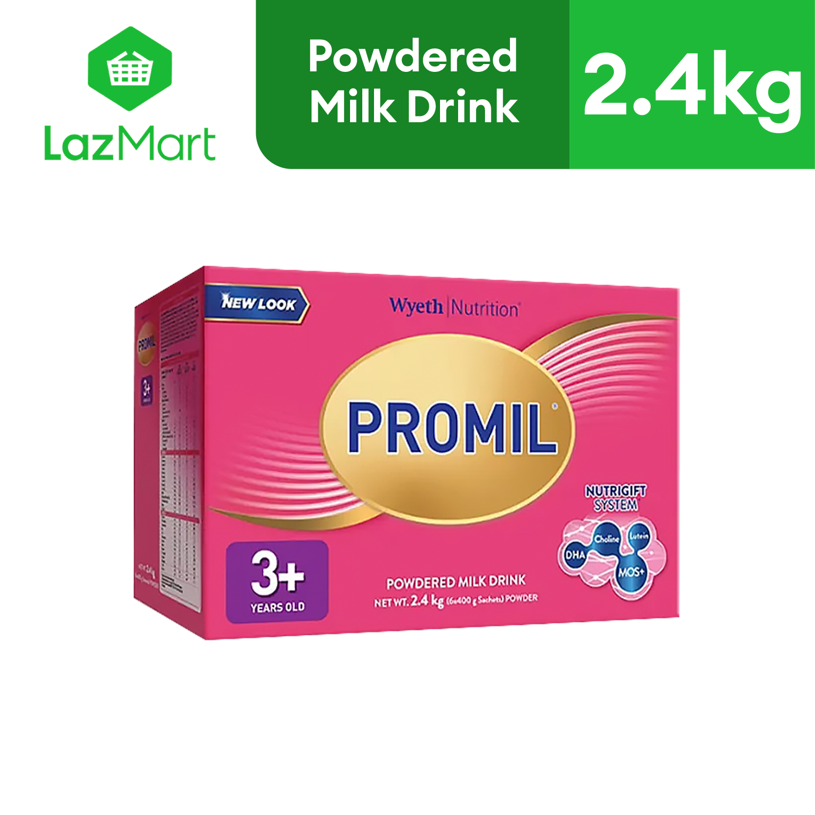 PROMIL Powdered Milk Drink for 3+ years old bag in box 2.4kg