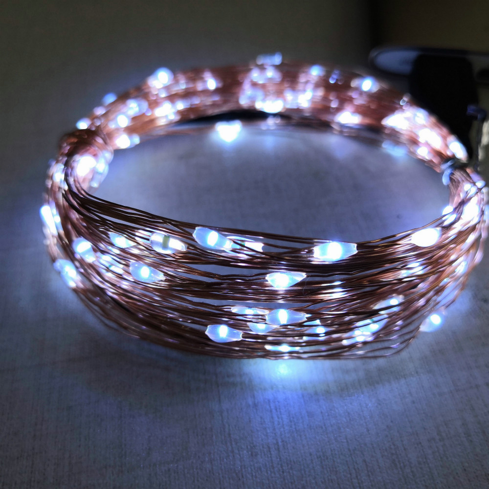 3M/6M/10M LED Bubble Ball String Fairy Lights USB Plug Outdoor Waterproof ABS Home Bedroom Christmas Wedding Party Decor