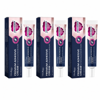 Oralhoe denture fixing adhesive improves wearing comfort and prevents dentures from loosening. It is a thermoplastic adhesive.
