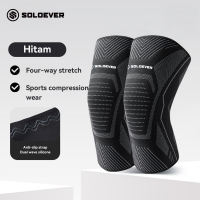 SOLOEVER Pack Knee Pads Sports Compression Support Anti-slip Design Comfortable Protection Basketball Football Gym