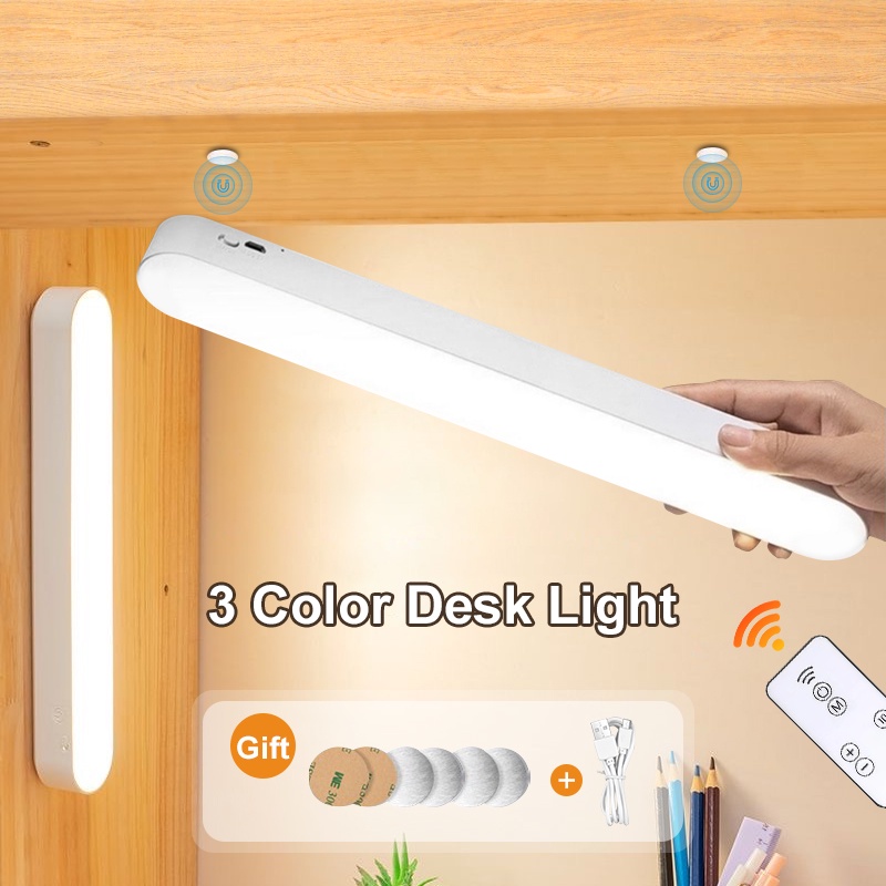 GEEK Magnetic LED lamp lamp USB charging lamp with touch sensor suitable for dormitory kitchen cabinets wardrobe stairwell emergency light
