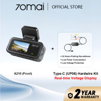 70mai A210 Dashcam 1080P Dual Channel Full HD+HDR 24H Parking Surveillance 1.9-Inch LED Screen DashCam