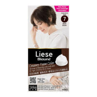 Liese Blauné Creamy Foam Color (Black Brown) – DIY Gray Hair Dye Mess-Free Lasting Color