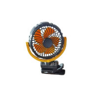 OATSBASF 720° Multi-angle Rotation Rechargeable Fan Car Sun Visor Clip Fan Car Rear Seat Fan