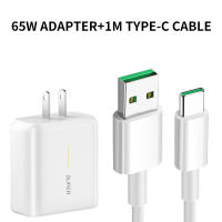 For Realme 65W VOOC Fast Charger Type-C Micro USB Adapter Kit Cable Suitable for Android phones vivo oppo infinix itel