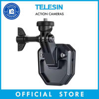 TELESIN Motorcycle Windshield Clamp Mount for GoPro DJI Insta360 – Heavy-Duty Action Camera Holder Accessory S3-EAK-03