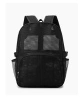 ( Elite )  Unisex Summer Beach Backpack / Men Bag / Backpack for men  for women / Elite Bag backpacks / bag for school for boy / bag for school girls / mesh backpack for school for travel / mesh bag / unisex backpack / transparent bag /   - bac mesh