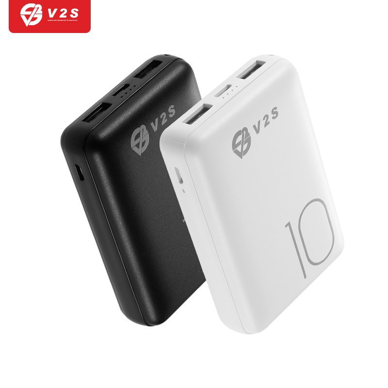 mobile power V2S OTOTO 10 Dual USB Output 10000mAh Power Bank biggest