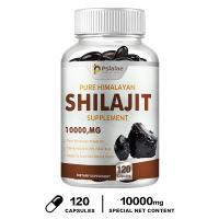Shilajit Supplement 10000 MG Capsules Pure Himalayan Shilajit Oil na may 20% Fulvic Acid upang suportahan ang kalusugan ng utak at immune