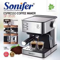 Sonifer Espresso machine and cappuccino machine with steamer 15 bar pump Milk Frother Coffee Maker 850W stainless steel housing