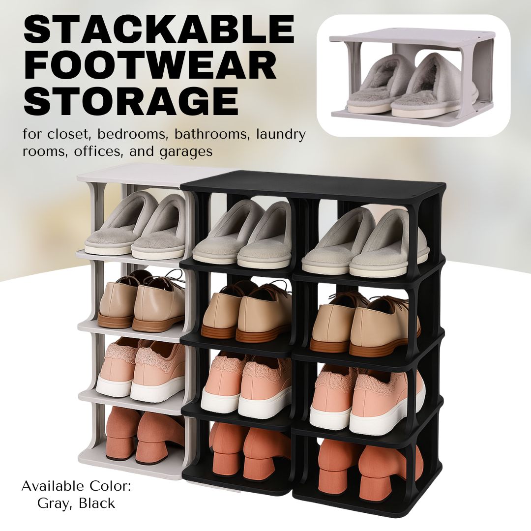 Product 5-Layers Stackable Shoe Rack Organizer – Multi-Layer Footwear ...