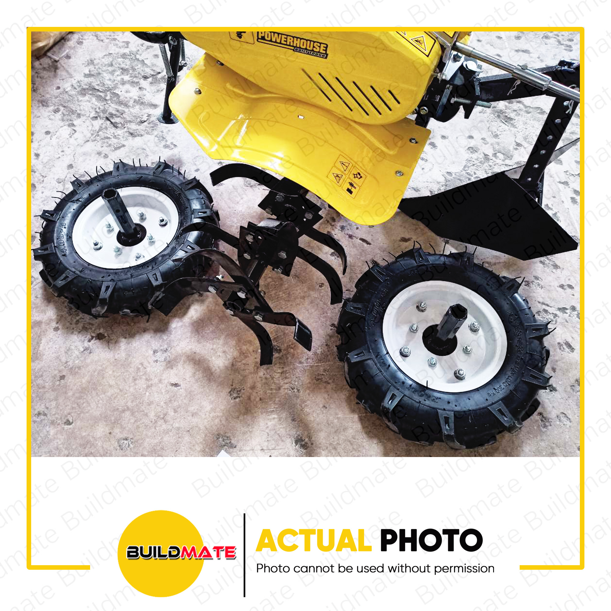 POWERHOUSE 7.5HP GASOLINE Industrial Rotary Tiller Machine Cultivator