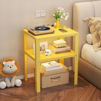 Nordic Bedside Table Corner Table Living Room Square Desk Coffee Table Storage Rack Bedside Table
