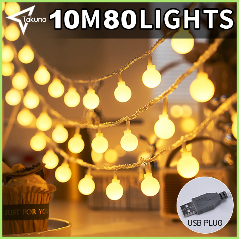 3m 6m 10m USB String Lights Fairy Lights Waterproof Decorative Copper Wire Lights For Christmas Garden Tree Wedding Party