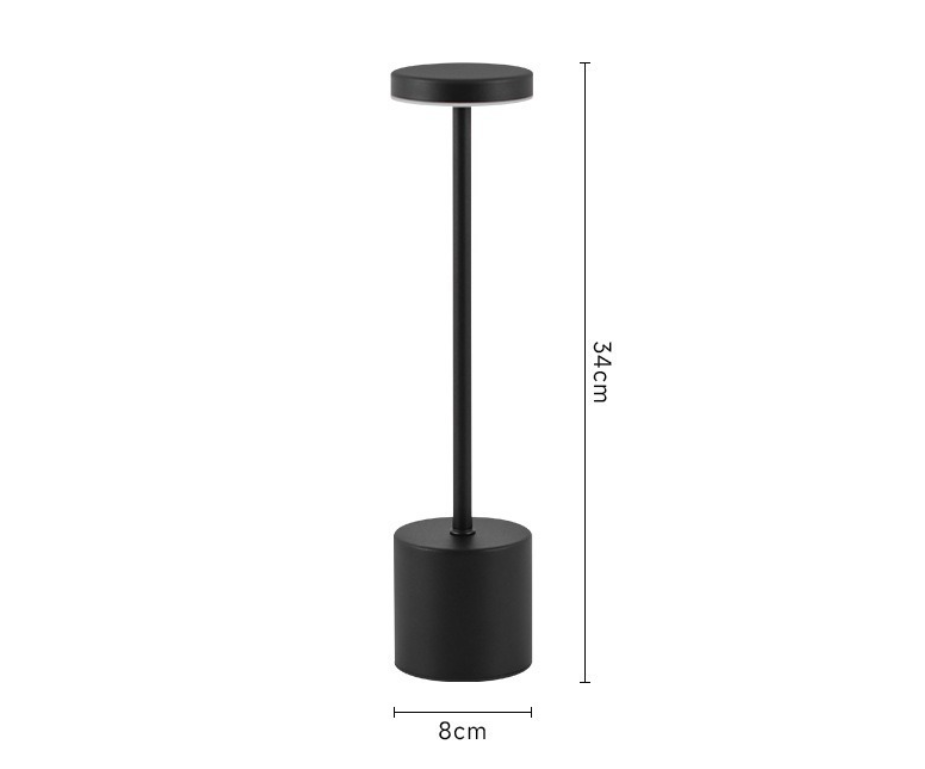 ChicDecor 3 Colors Rechargeable Led Table Lamp bar Lamp Dimmable lamp Touch Control Table Lamp Atmosphere Lights#DG006