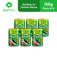 Mega Sardines in Tomato Sauce 155g - Pack of 6