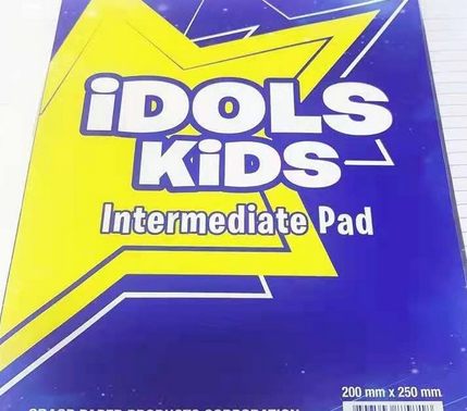 Random Brand Pad Paper Grade 1 2 3 4 Intermediate Lengthwise and Crosswise Yellow pad 10pads