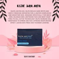 AUTHENTIC Kojie San Men Face and Body Soap Kojie San Men Face and Body Soap EXTRA FRESH  Brightening Soap 135G