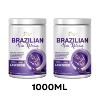 Merry Sun Authentic Brazilian Hair Relaxing Treatment with Lavender Scent for Straightening & Styling - 500ml Single Pack