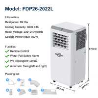 KANAZAWA 1.0HP Air Conditioner Household With WiFi Intelligent Control Household Portable Aircon With Remote Control