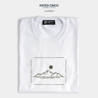 Rated Cinco Classics | N.E.W.S. | Nature Collection | Nature Lover | Cotton Tshirt | Casual Unisex Tops | Graphic Tees | Minimalist | Round Neck