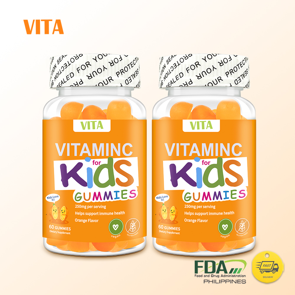 Kids Gummies OMEGA + DHA Gummy Vitamin Zinc C Probiotics for Brain Development Boosts Immune FDA Certification 60 gummies