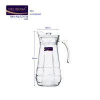 (1PC) DELISOGA 1800ml Large pitcher water glass jug for home using juice pitcher ColorBox