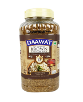 Daawat Brown Basmati Rice - Quick Cooking - For Diabetic/Slimming - From India (5kg) In Resealable Jar
