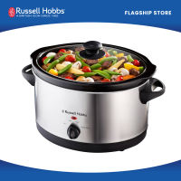 Russell Hobbs 22740-PH Cook at Home Electric Slow Cooker l Ceramic Pot 3 Temperature Settings
