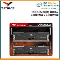Team Group T-Force Vulcan Z 8GB (1x8GB) / 16GB (8GBx2) / 32GB(2x16GB) 3200mhz CL16 / 3600Mhz CL18 DDR4 DIMM Gaming Memory RAM for Desktop