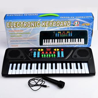 360DSC 37 Key Electronic Keyboard Piano Musical Toy for Children 3768 - Black - intl