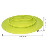 EsoGoal Baby Silicone Placemat Suction Plates One-Piece Feeding Dishes Bowl Oval Shape   - Intl August 2018 - 2 EsoGoal Baby Silicone Placemat Suction Plates One-Piece Feeding Dishes Bowl Oval Shape   - intl - 2