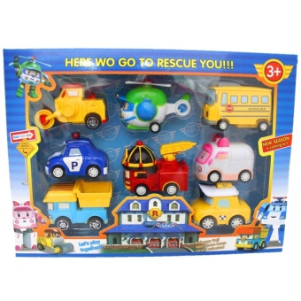 Robocar Poli P5 Vehicle Set (8 in 1) - intl