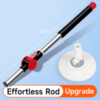 Mop Heads Universal Spin Mop Handle Replacement Thick Stainless Steel Rod With Upgrade Spin Mop Head