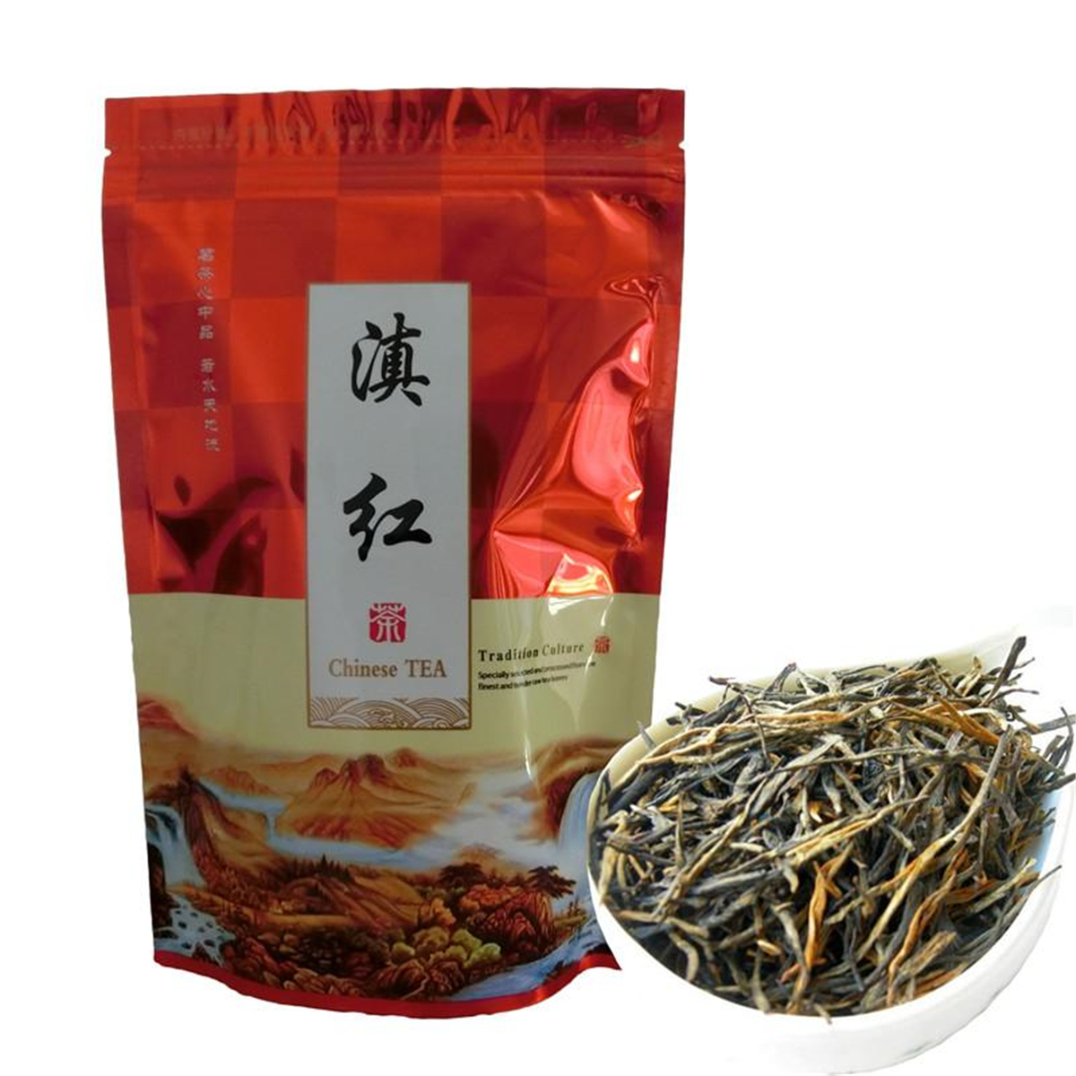 C-HC042 Classical 58 series black tea 250g Premium Dian Hong, Famous Yunnan Black Tea dianhong dianhong