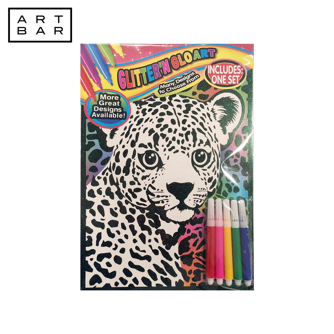 Skylar Coloring Set Cs002 Cheetah With Colored Pens - Art Bar PH
