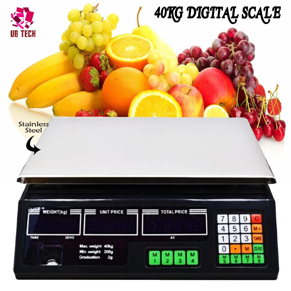 Digital Weighing Scale Meat Food Digital Price Computing Scales 2g to