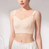 Breast Minimizing Womens Non marking Push Up Bra Antisagging Bra Minimizing Wireless Underwear