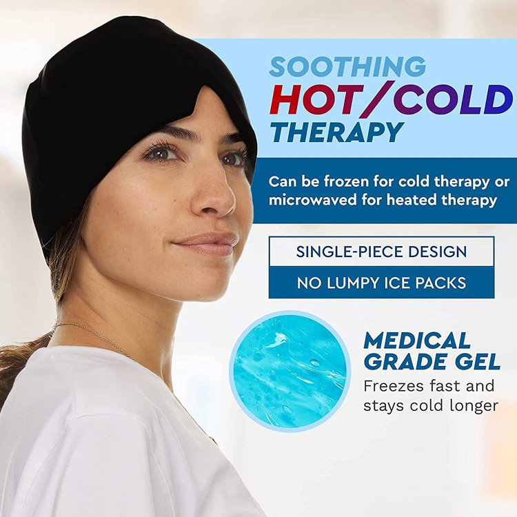 Gambar vivi lifestyle Multifunctional Gel Cold Compress Headache Relief Cap